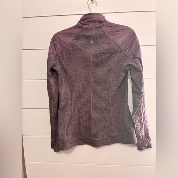 Lululemon Athletica Women's Purple Gray Long Sleeve Rebel Runner Jacket Size 8 - Picture 7 of 9